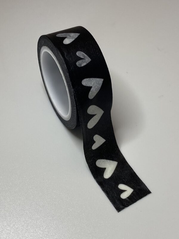 Washi-tape hartjes