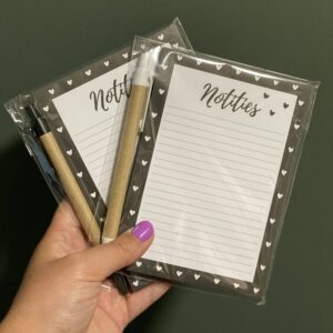 Notitieboekje met pen