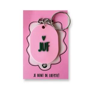 Sleutelhanger juf