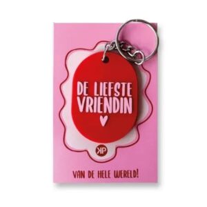 Sleutelhanger de liefste vriendin